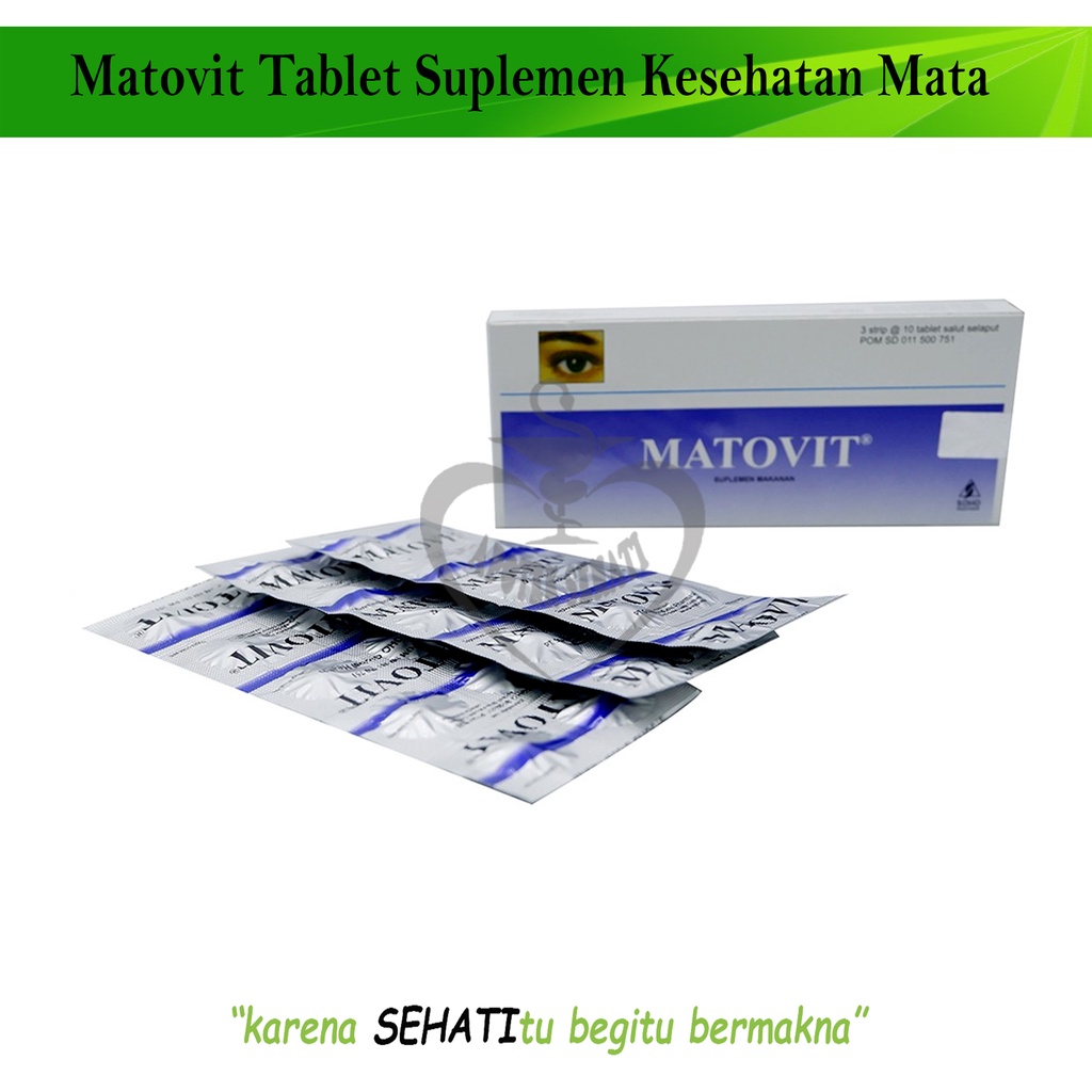 Matovit Suplemen Vitamin Mata Membantu Memelihara Kesehatan Mata