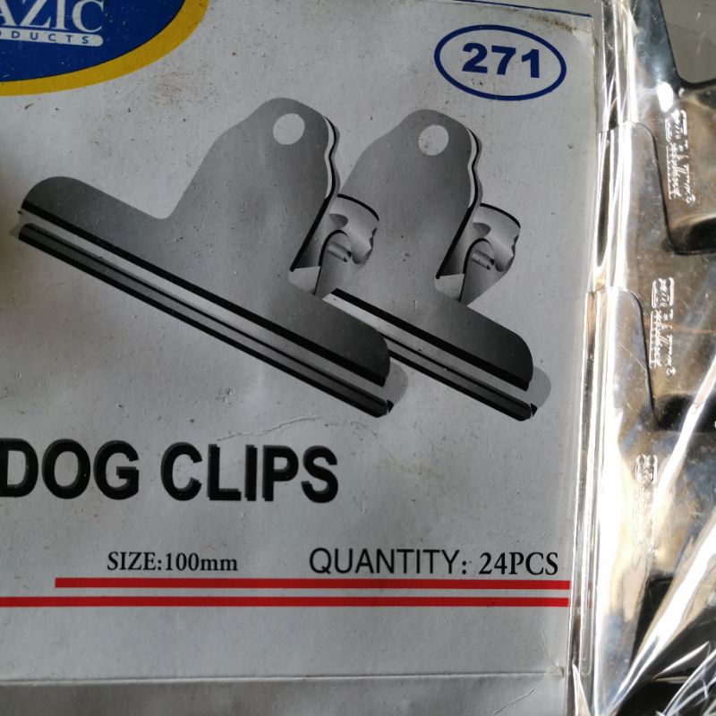 

bulldog clips size 100mm