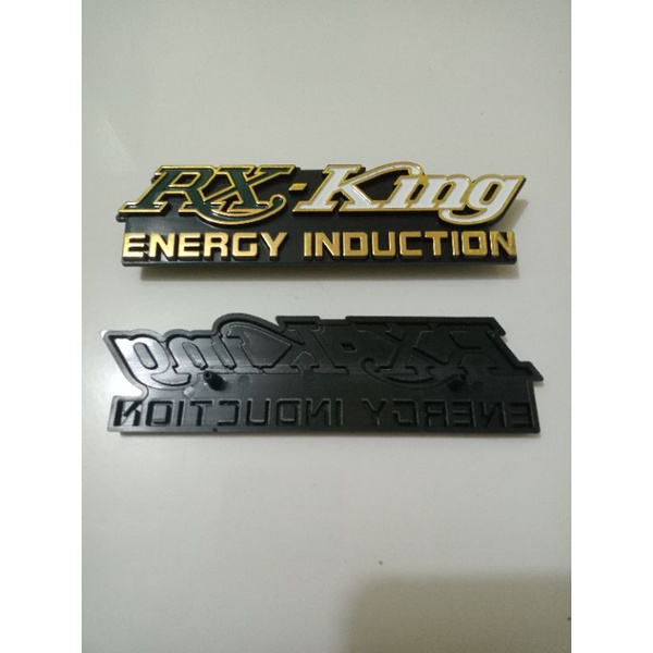 EMBLEM BOX AKI RX KING RXK RXS ENERGY INDUCTION HIJAU