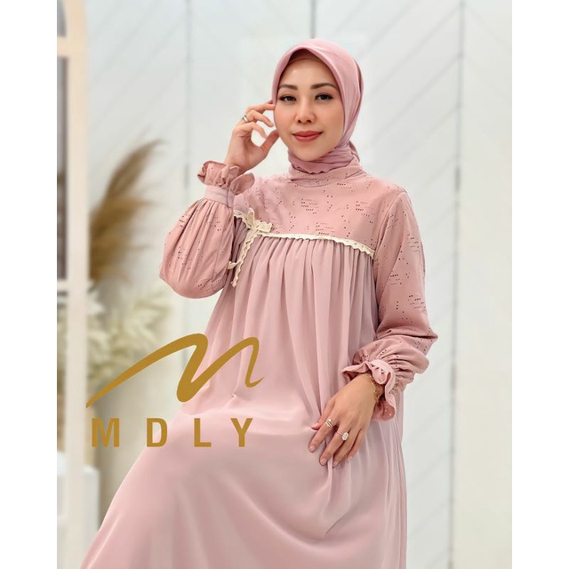 Camily Dress Series 2 Ori by MDLY / Gamis Pesta / Gamis Syar’i / Dress Ceruty / Baju Syari Terbaru /