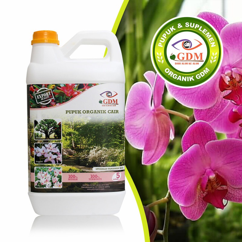 Pupuk Anggrek Organik Cair GDM 5Liter