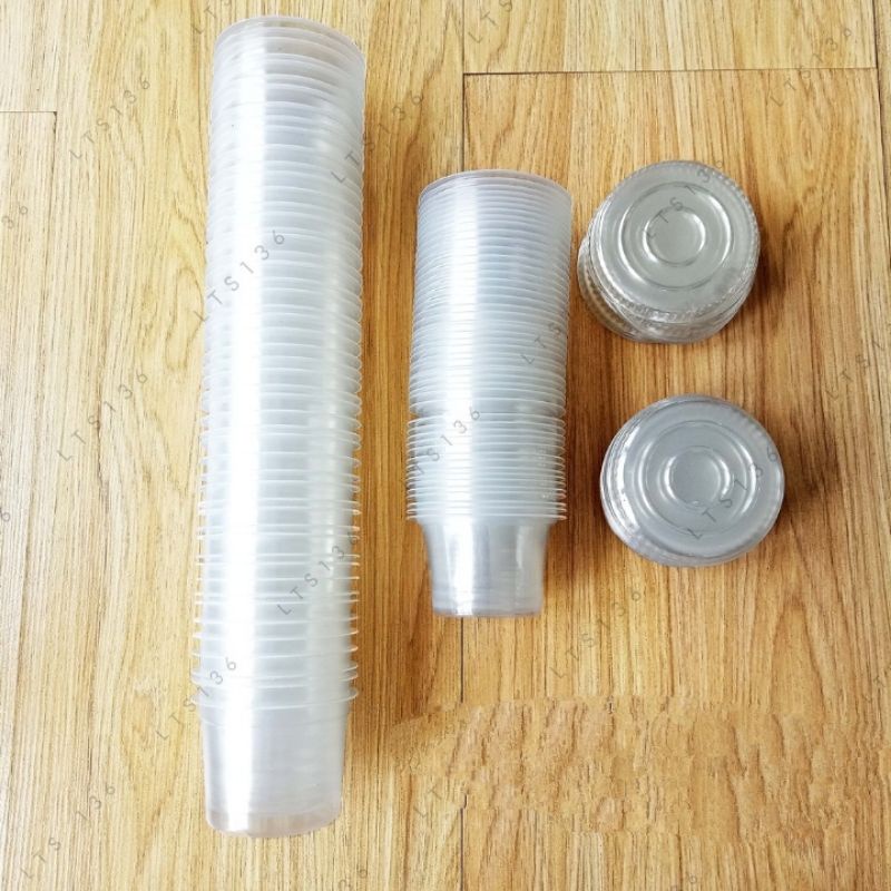 CUP PUDING PLASTIK UKURAN 130ML / CUP JELLY / CUP RUJAK