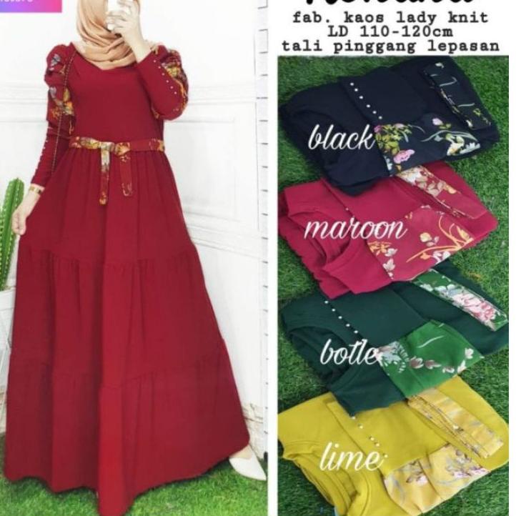 SALEE.. Rohana Maxy by Vinstore Gamis Solo Bahan Premium