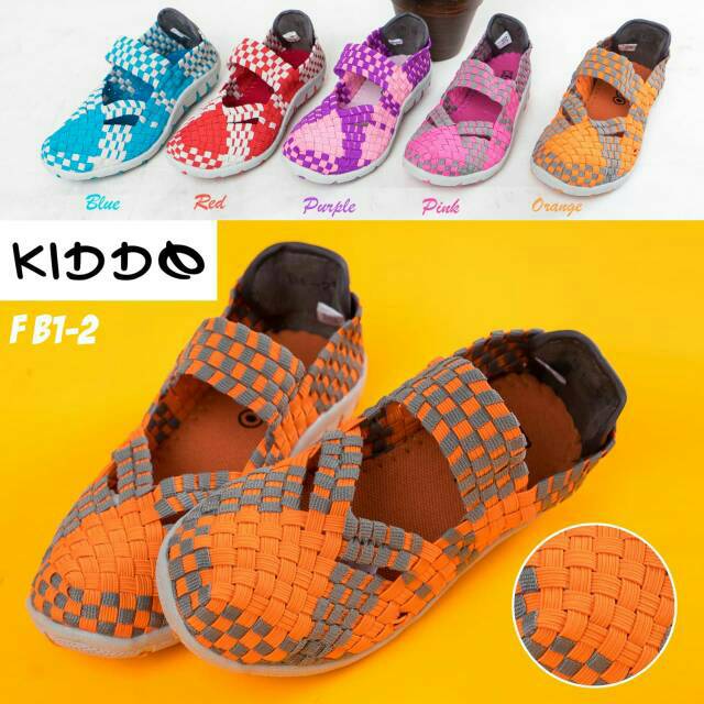 Sepatu Rajut anak junior KIDDO B1-2 flat ORIGINAL