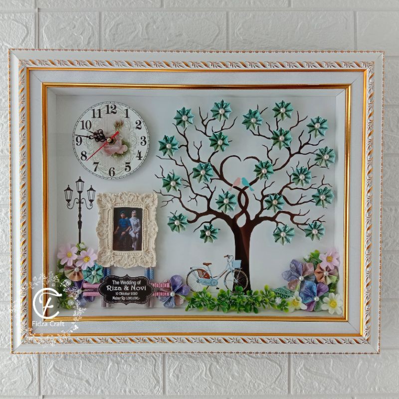 Mahar nikah model siluet pohon mahar koin