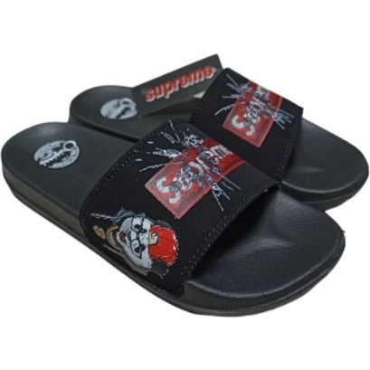 New Sendalsandal.ID sandal slide motif trendy Original Distro High Quality Anti slip sandal nyaman di pakai pria wanita