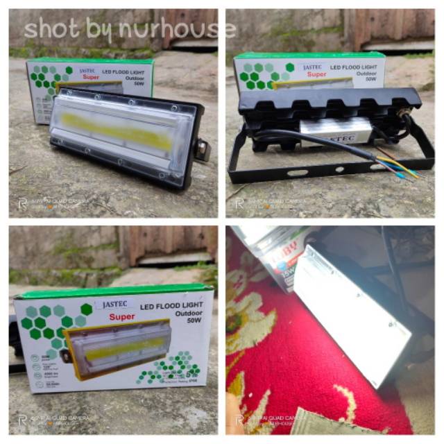 lampu sorot led cob 50 watt outdoor led floodlight  brighton / jastec /vesta lampu syuting