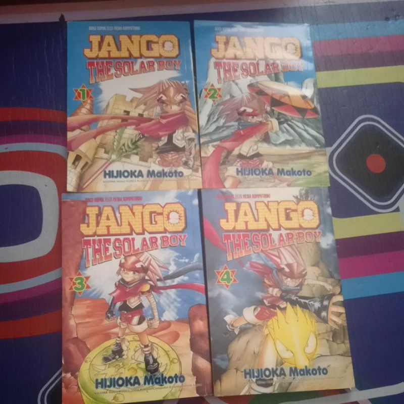 Komik Jango the solar boy 1,2,3,4 by Hijioka makoto