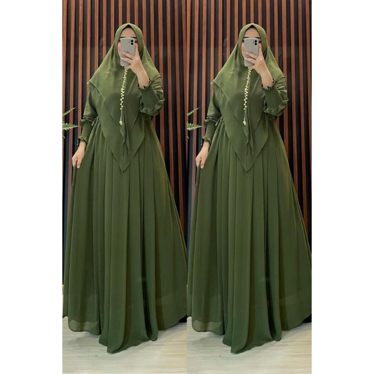 Gamis Aminah Syar'i Set