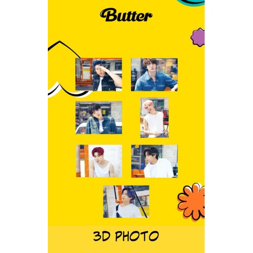 Ready Stock BTS BUTTER 3D PHOTO