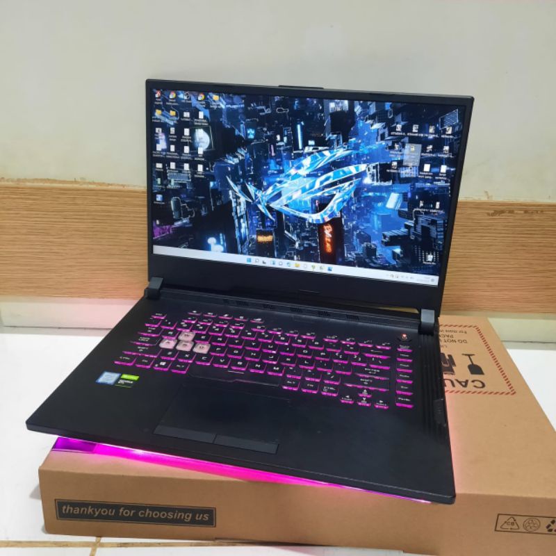 LAPTOP GAMING ASUS ROG STRIK G531G COR I7 GEN 9 RAM 8GB SSD 512GB NVDIA GTX1650 4GB FULL RGB 3 ZONA