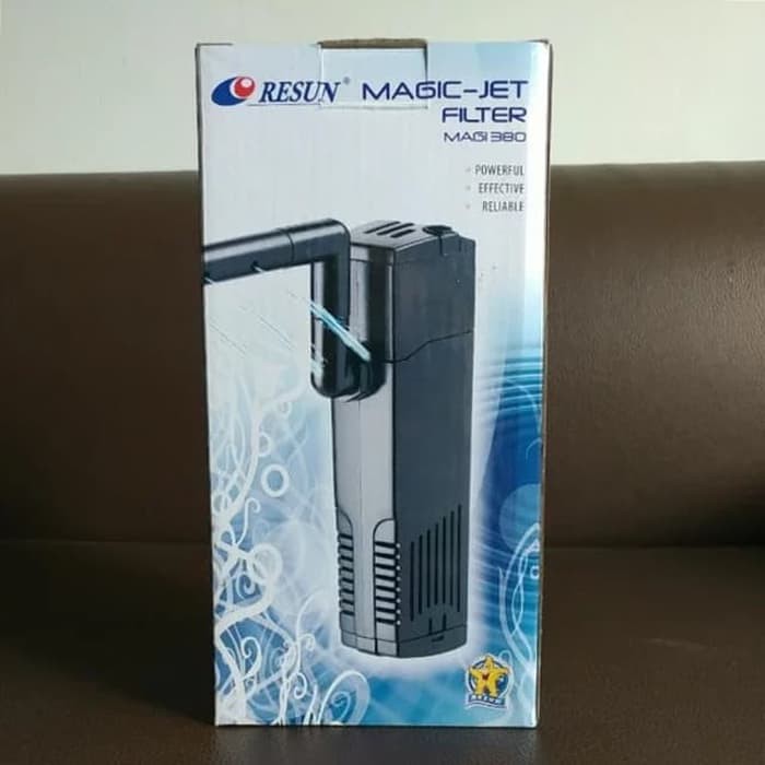 RESUN MAGI-380 Pompa Power Head + Filter Internal Aquarium Magic Jet