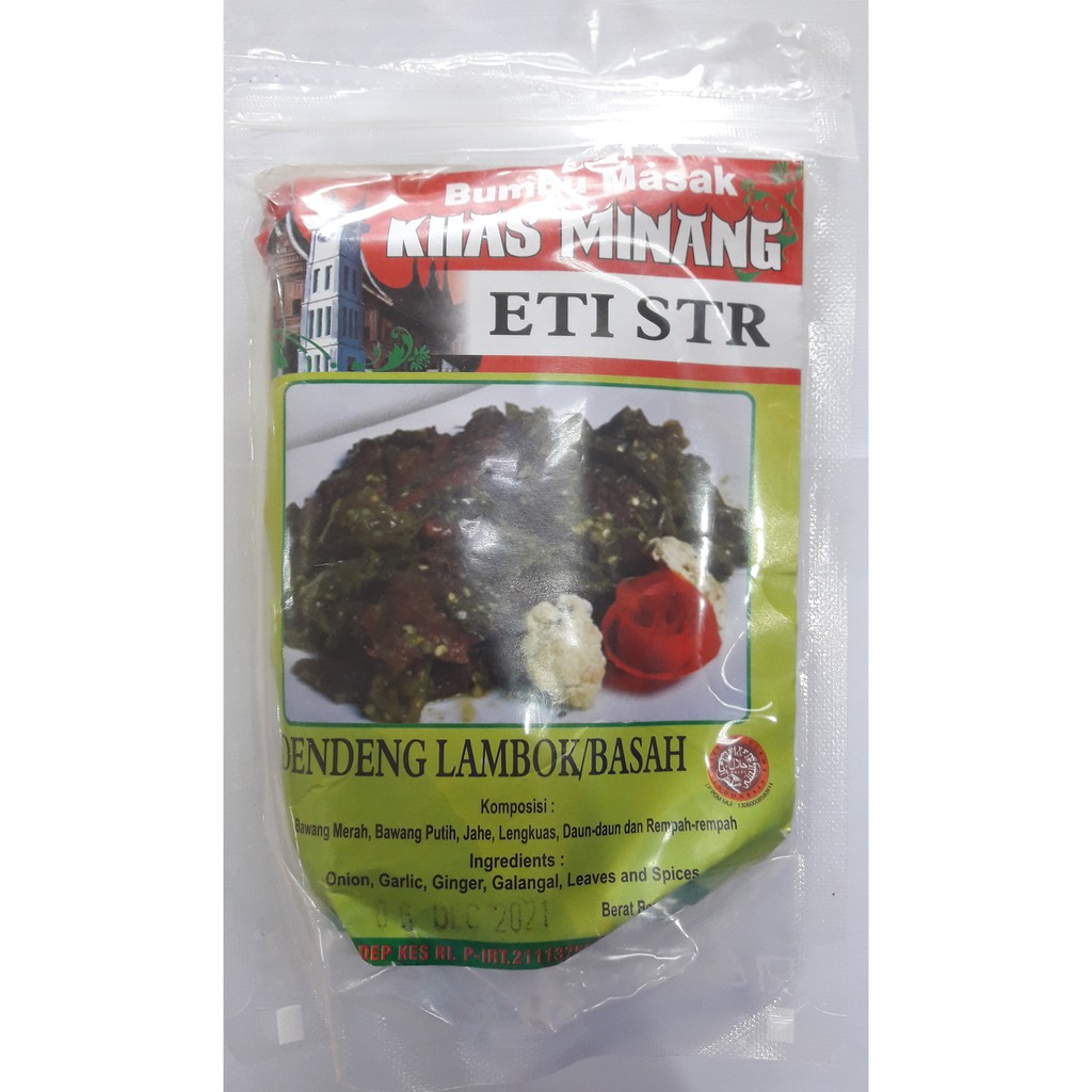 

bumbu dendeng daging lambok / basah khas minang ETI STR