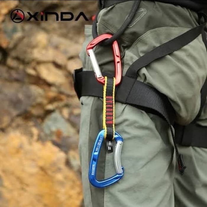 Carabiner Climbing Xinda CP03-04 Rock Outdoor Panjat Tebing Safety