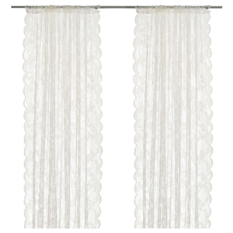 IKEA Alvin Spets Net Curtains Gorden Vitrase