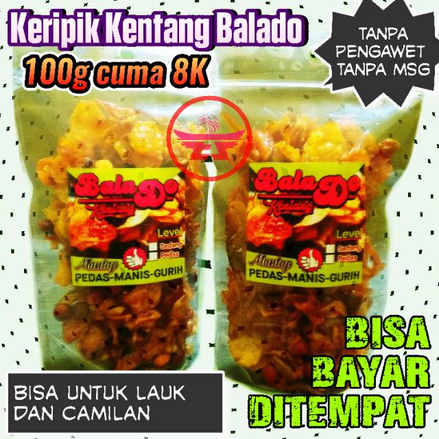 

Baladoku-Mantap Balado-Kentang-Teri-Kacang-Pedas-Manis-Gurih