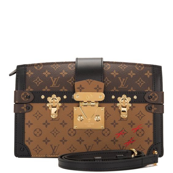 TAS LOUIS VUITTON ORIGINAL - LV TRUNK CLUTCH REVERSE c