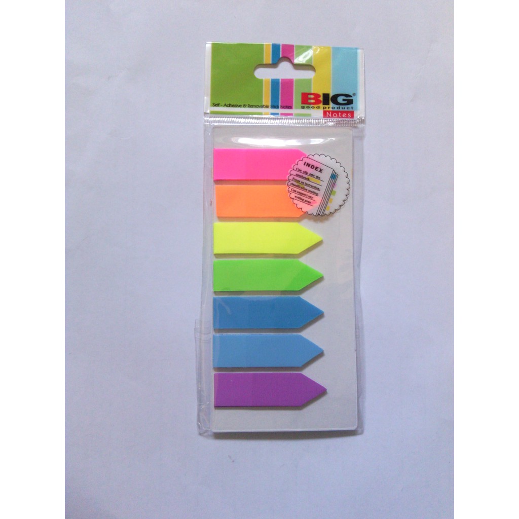 

STICK NOTE INDEX PET BIG – 7 WARNA PANAH