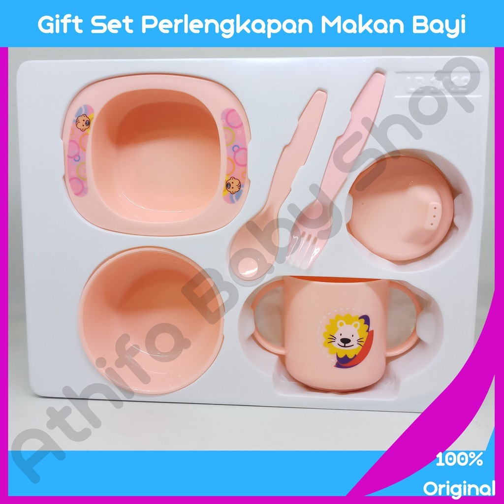 Tempat Makan Lusty Bunny Perlengkapan Makan Bayi Set Feeding Gift Set Baby kado lahiran