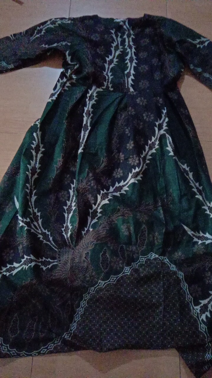 Gamis Batik Terbaru S M L Xl Xxl 3xl 4xl 5xl 6xl 7xl