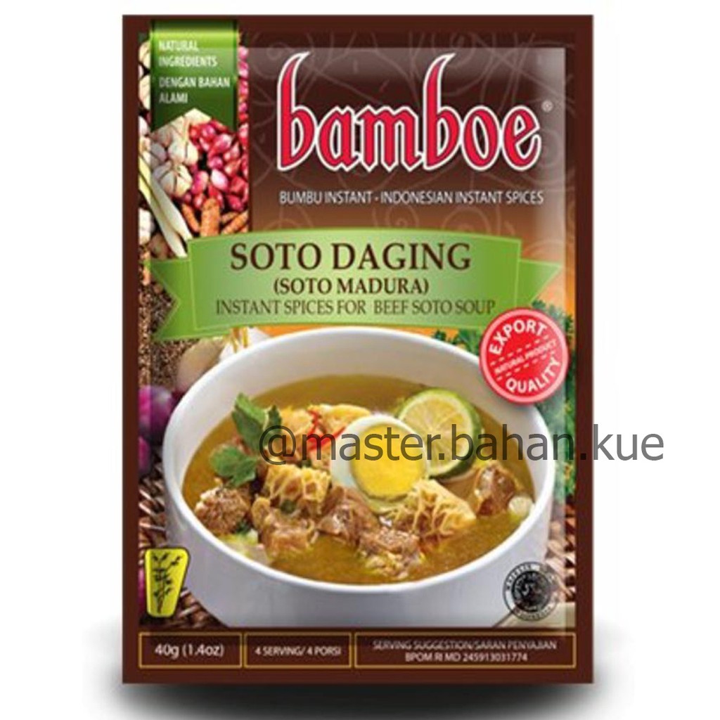 

Bamboe Bumbu Soto Madura / Daging 40gr
