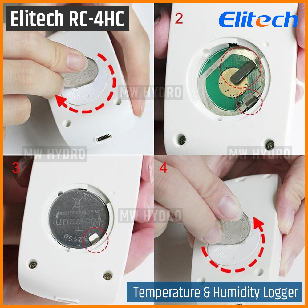 Elitech RC-4HC / RC4HC - USB Temperature &amp; Humidity Data Logger