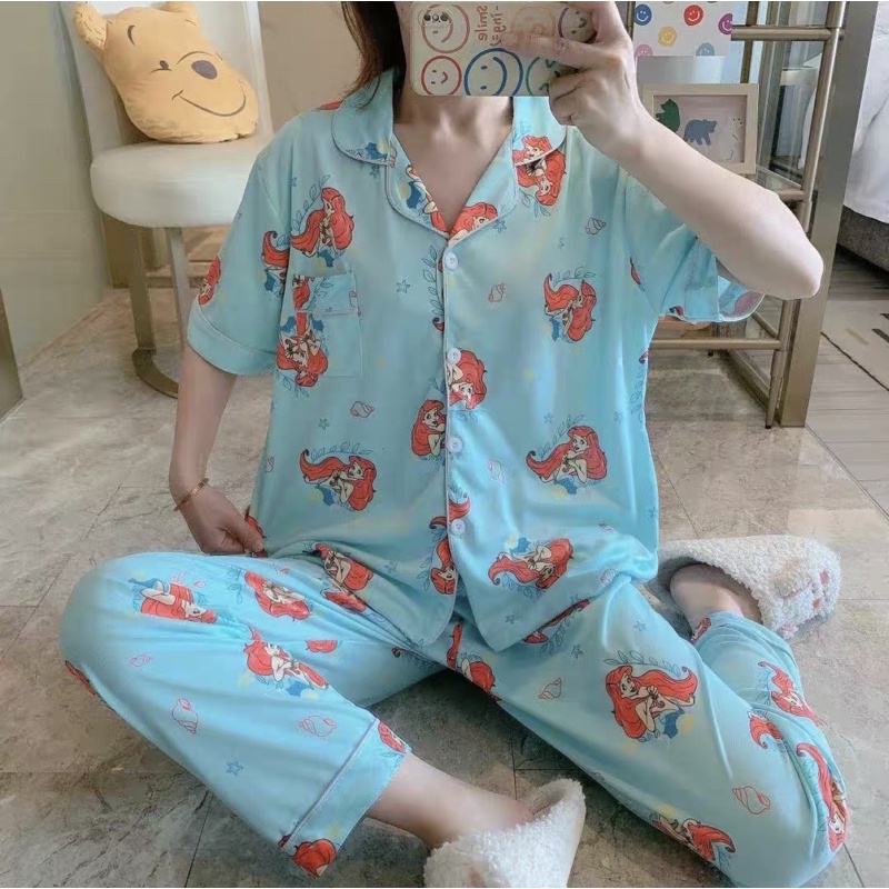 JC Piyama Set CP import / Piyama wanita CP / Piyama wanita Import murah-Ariel Tosca CP