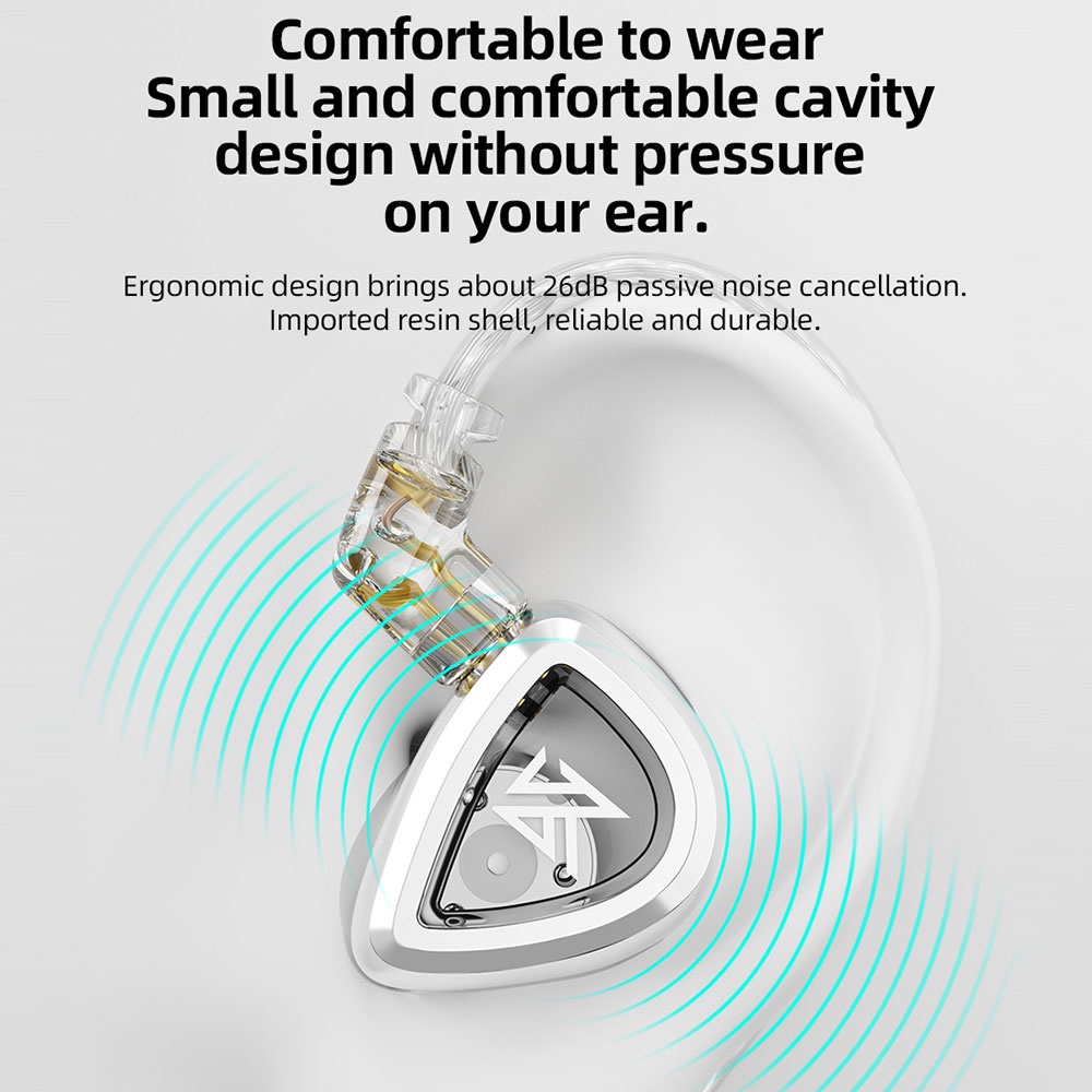 Kz EDA Balaced Earphone In Ear HiFi Dengan Fitur Noise Canceling