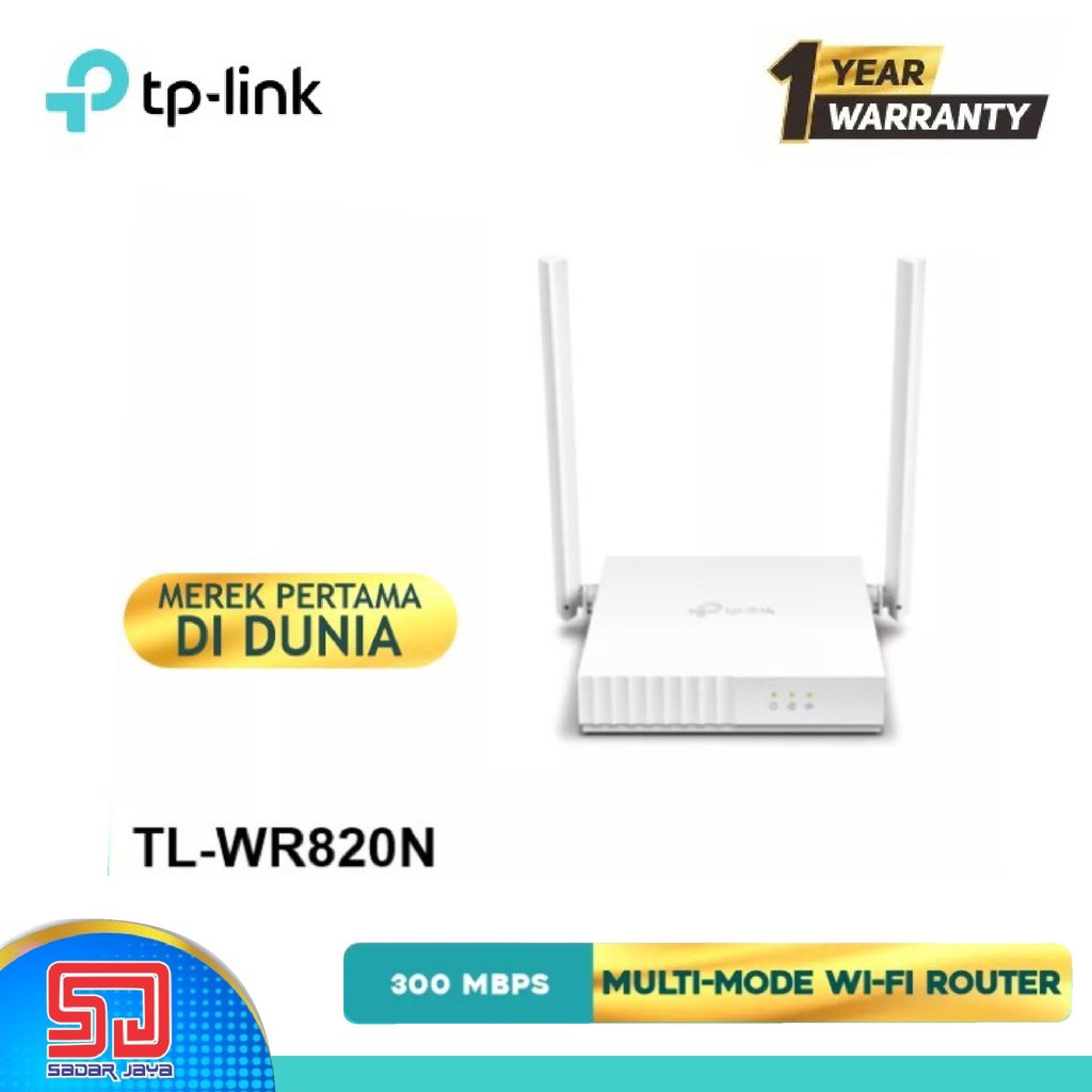 TP-LINK TL-WR820N 300MBPS WIRELESS ROUTER