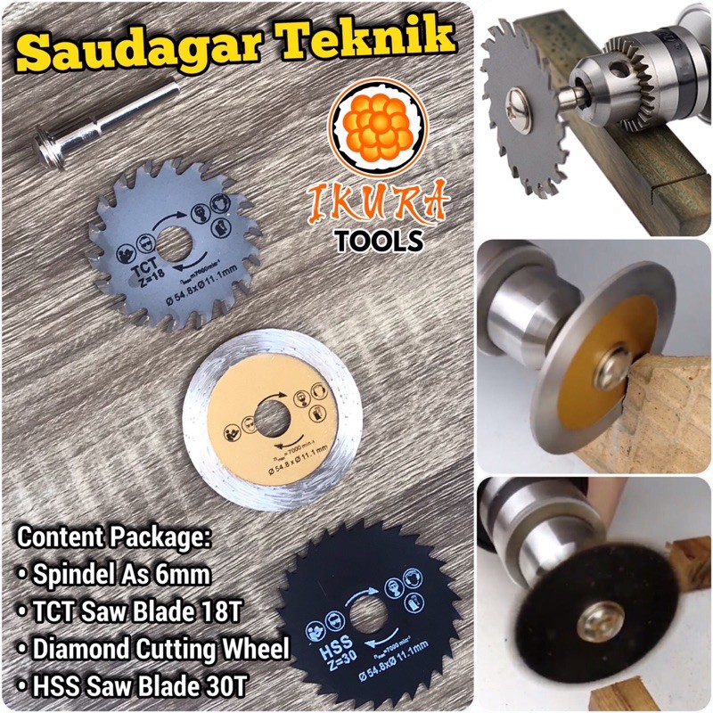 Mata Gerinda mini Die Grinder Cutting Disc Potong Keramik Aluminium Kayu PVC