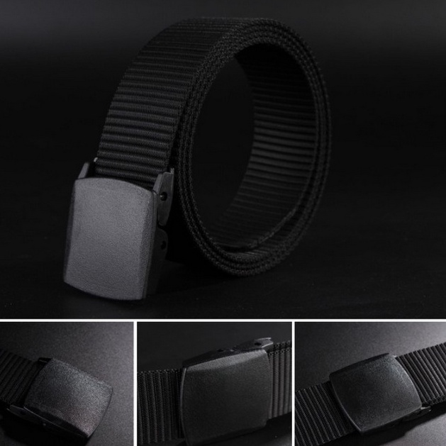 ONLYONE12 Ikat Pinggang Pria Gesper Import / Gesper Pria Bahan Plastik ABS Anti Metal Detector / Sabuk Anti Metal Detector X-Ray Gesper Tali Ikat Pinggang X Ray Belt A0550