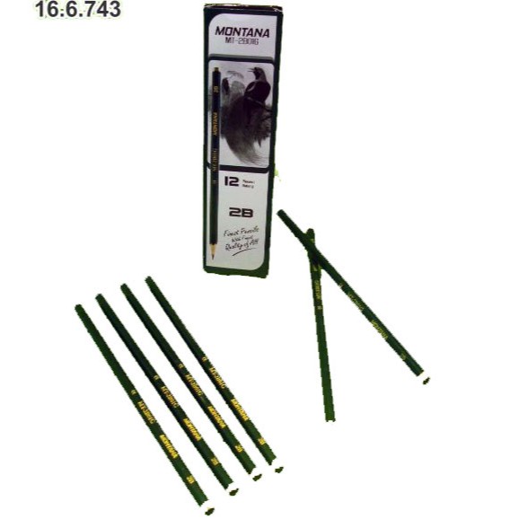 

Selusin 1 pak (12 pcs) Pensil 2B MONTANA