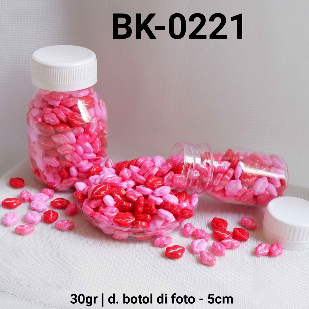 

BK-0221 Sprinkles sprinkle springkel 30gr bibir merah pink lipstik yamama baking grosir murah sprinkles cake dekorasi mutiara trimit decoration story sprinklestory sprinklesstory sprinkle story yamama baking