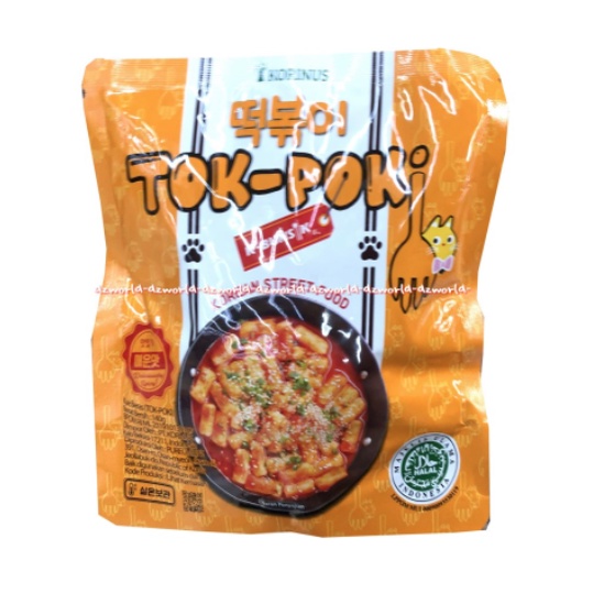 Tok-Poki Instan 140gr Korean Street Food Makanan Tok Poki Korea Tokpoki Toppoki Top poki Instan Korean Rice Cake Korinus Hallal