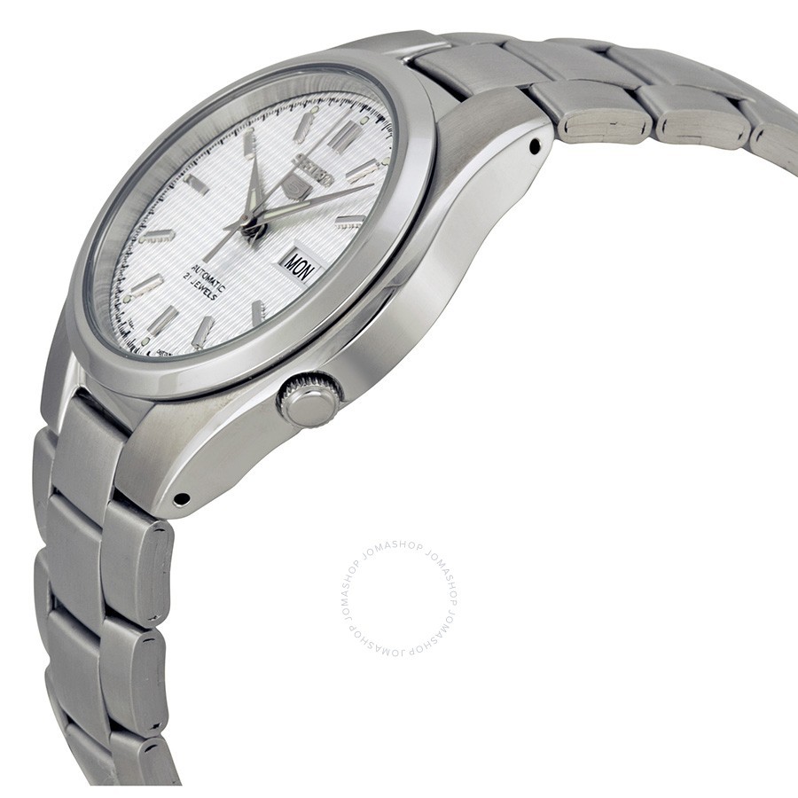 Seiko 5 SNK601K1 Automatic White Dial - Jam Tangan Pria SNK601