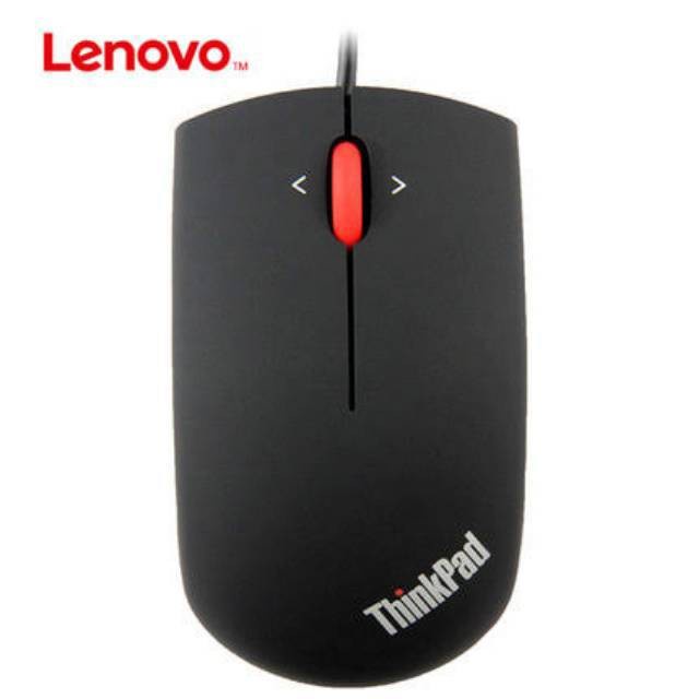 Lenovo Thinkpad-mogouo mouse gaming laptop usb kabel wired 3D optical original/Mouse Thinkpad-Hitam /Lenovo Thinkpad mouse mogouo