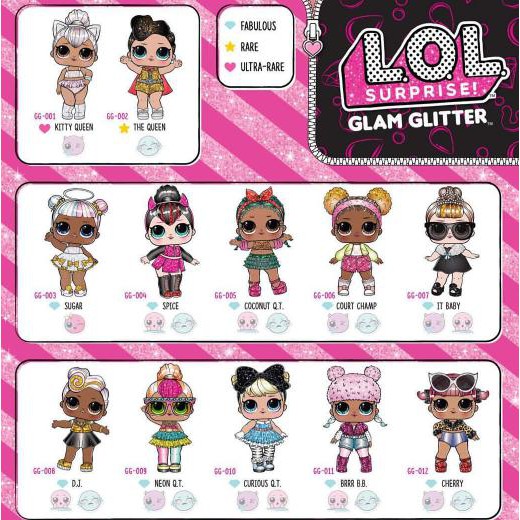 curious qt glam glitter