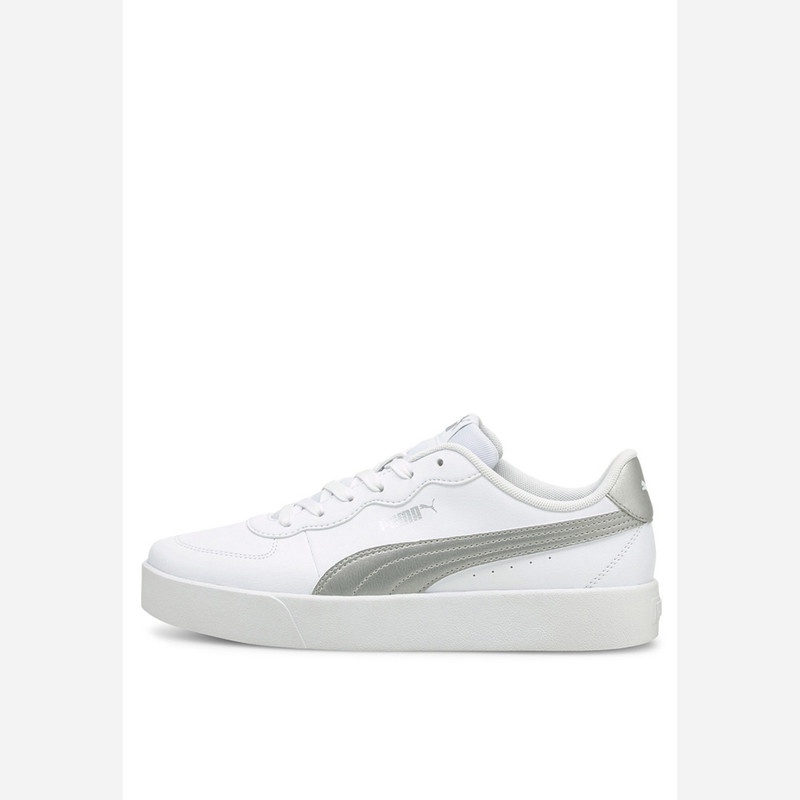 grey metallic trainers