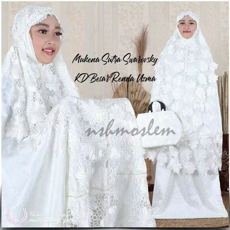 MUKENA SUTRA PARIS KD RENDA ORIJINAL/HARGA TERMURAH