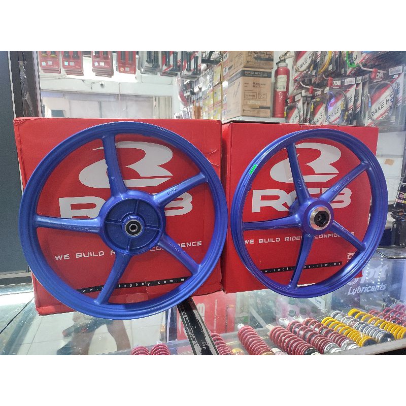 Velg RCB SP522 Jupiter Z, Jupiter Mx 135 lama Ukuran 140×160 Ring 17 warna biru / Blue dijamin 100% 