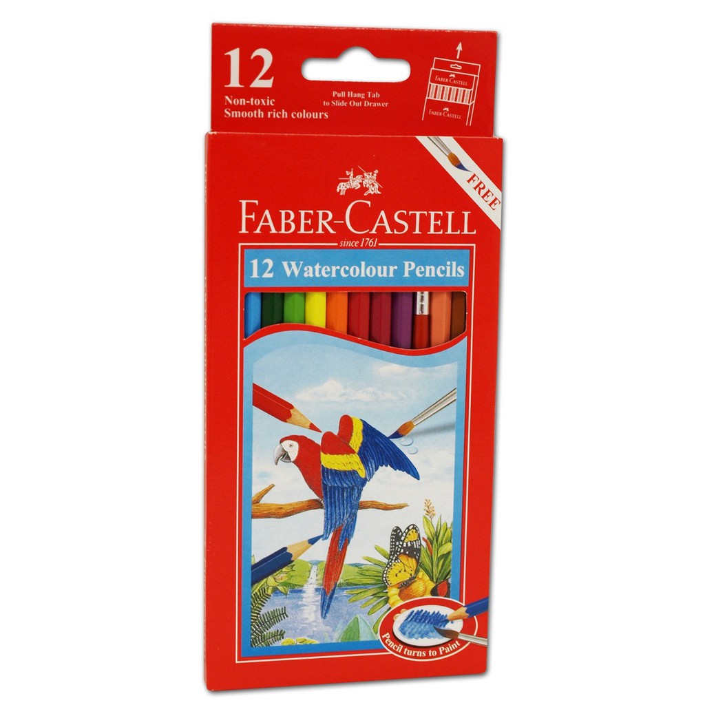 

Faber castell 12 Watercolour Colour Pencils