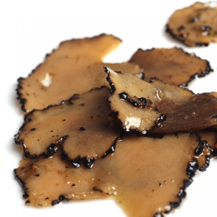 

Black truffle carpaccio asli italy jamur truffle iris dalam minyak