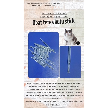 STICK Obat kutu kucing dan manusia aman untuk kucing hamil muyusui kitten umur 10 hari