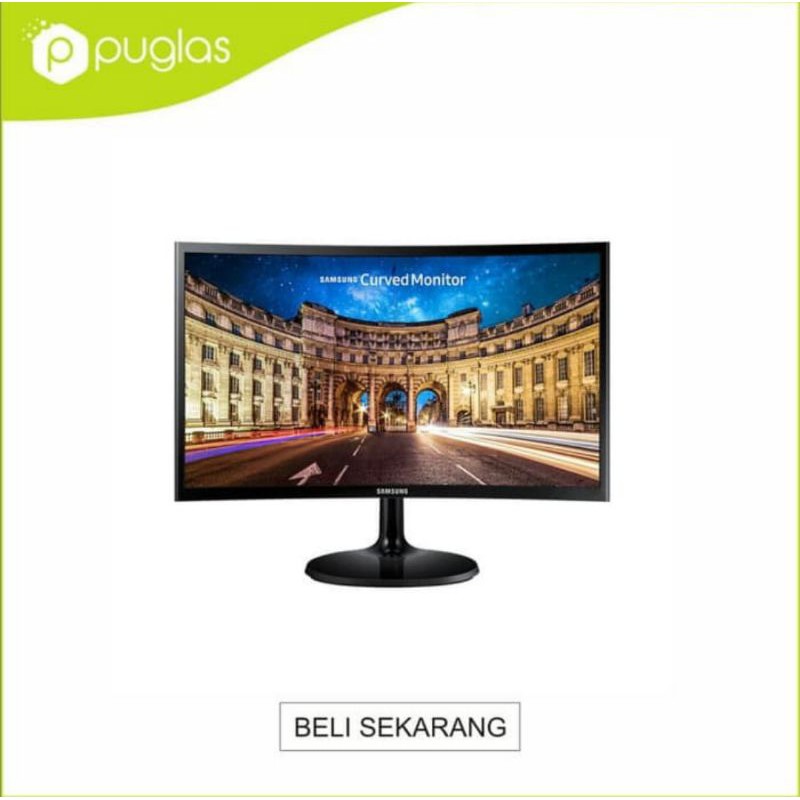 Monitor Samsung LED 24" Inch C24F390FHEX For Komputer PC Computer