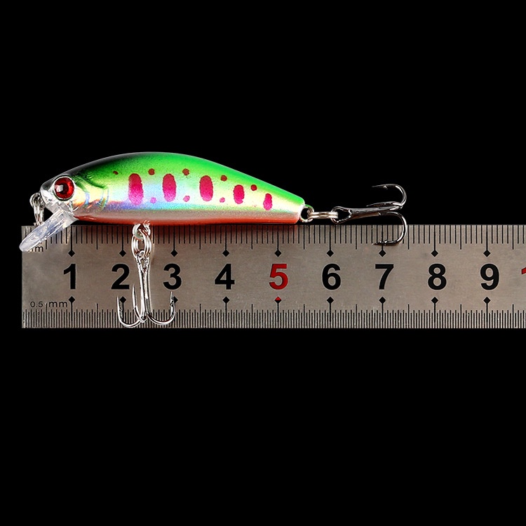 1pcs 5.5cm 6g Ikan Kecil Bass Tenggelam Umpan Pancing Crankbaits Crankbaits Hooks Baits Tackle