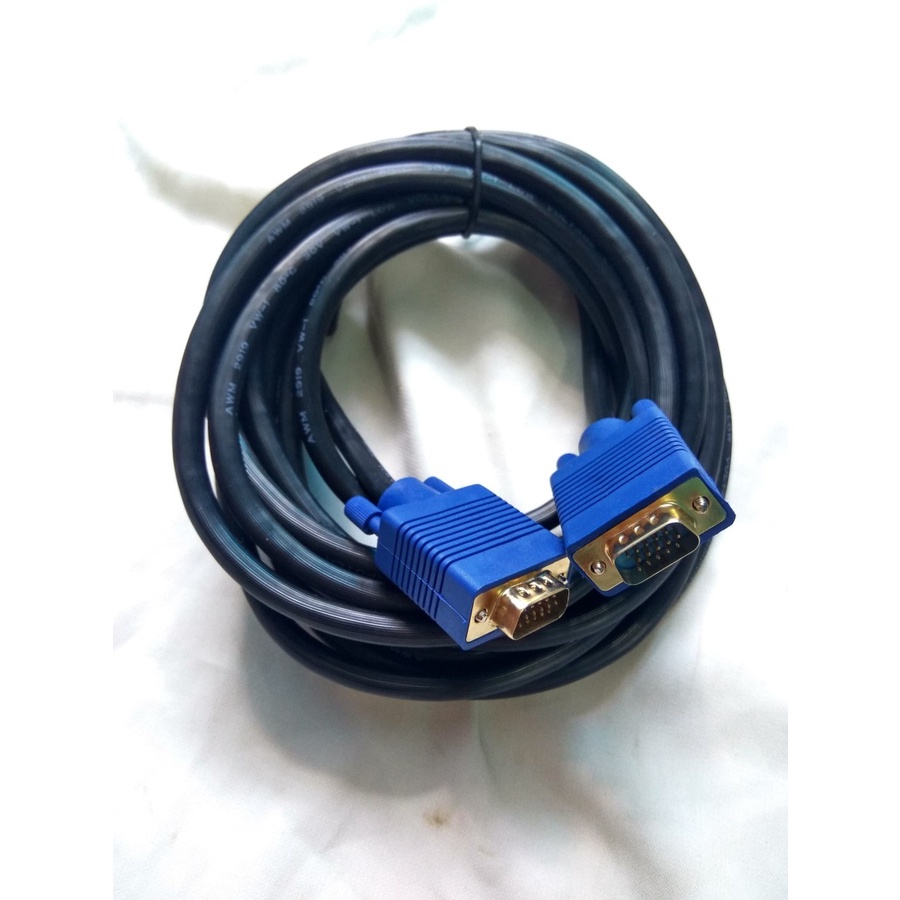 KABEL VGA 5M HIGH QUALITY GOLD PLATED - Kabel VGA 5 Meter Gold Plated