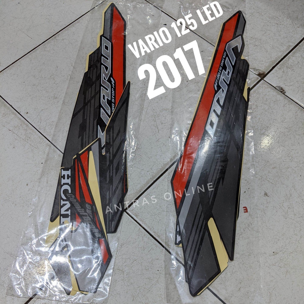 striping vario 125 LED 2017 - stiker lis motor standar
