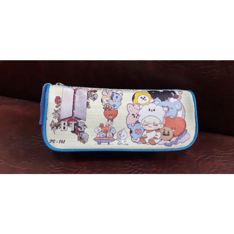 KOTAK PENSIL BTS/PINSIL CASE BTS/PENYIMPANAN PENSIL GROSIR TERMURAH/KOTAK PINSIL BT21