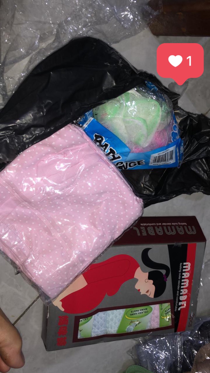Spon Mandi Jaring Shower Gel Warna Random