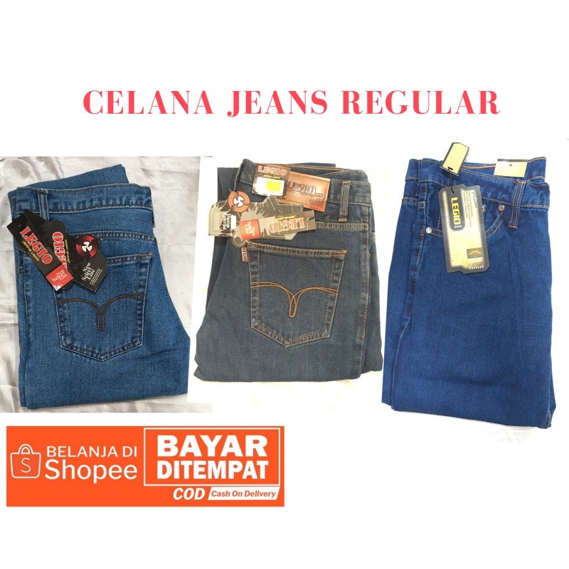 JEANS REGULAR/Jeans Murah/Jeans Kekinian/Jeans Under 100K